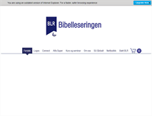 Tablet Screenshot of bibelleseringen.no